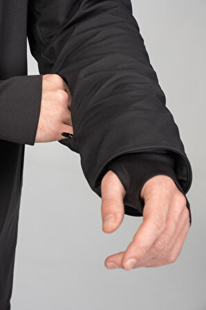 Erkek Regular Fit İç Askı Detaylı Kol Cepli Ve Eldiven Detaylı Mont