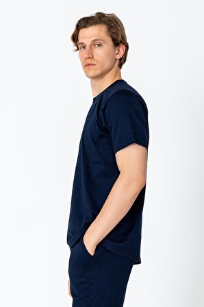Erkek Regular Fit Rahat Sade Klasik T-Shirt