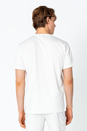 Erkek Fit Kalın Penye Rahat Sade Klasik T-Shirt