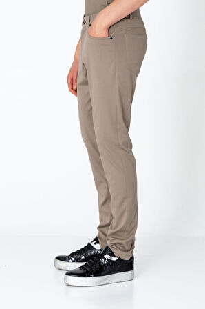 Erkek Regular Fit Rayon Örme Extra Rahat Seyahat Pantolonu