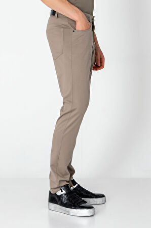 Erkek Regular Fit Rayon Örme Extra Rahat Seyahat Pantolonu