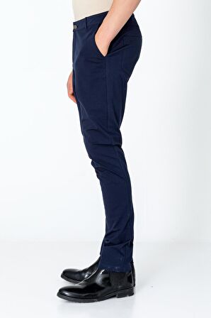 Erkek Regular Fit Rahat Esnek Fermuarlı Cep Detaylı Pantolon
