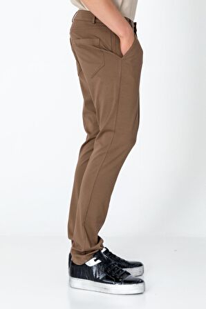 Erkek Regular Fit Rahat Esnek Fermuarlı Cep Detaylı Pantolon