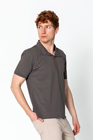 Erkek Regular Fit Rahat Salaş Düğmeli Polo YakaT-Shirt