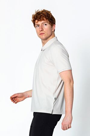 Erkek Regular Fit Rahat Salaş Düğmeli Polo YakaT-Shirt
