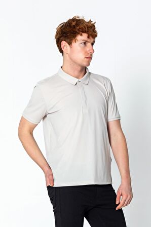Erkek Regular Fit Rahat Salaş Düğmeli Polo YakaT-Shirt