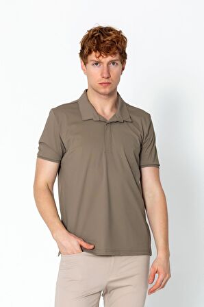 Erkek Regular Fit Rahat Salaş Düğmeli Polo YakaT-Shirt