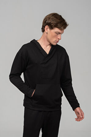 Unisex Kapüşonlu Teknolojik Kumaş İpeksi Pamuk sweatshirts