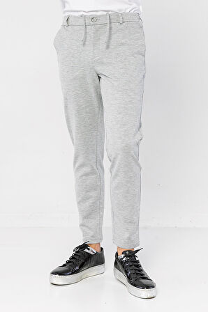 Erkek Beli Lastikli Likralı Jogger Pantolon