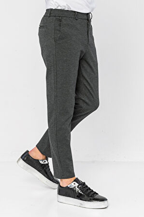Erkek Beli Lastikli Likralı Jogger Pantolon