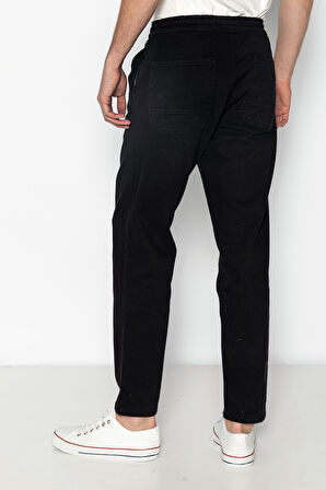 Erkek Regular Fit Gabardin Ekstra Rahat Bağcıklı Havuç Pantolon