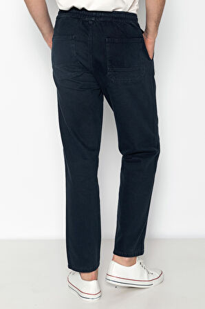 Erkek Regular Fit Gabardin Ekstra Rahat Bağcıklı Havuç Pantolon