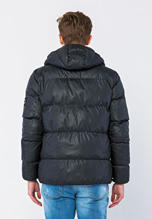 Erkek Regular Fit Astarlı Rahat Giyim İç Cepli Mont