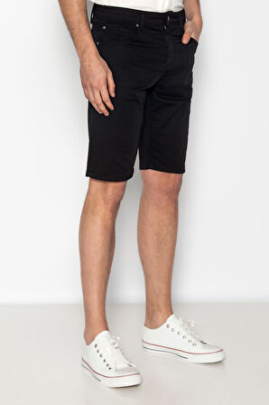 Erkek Fit Pamuklu Extra Rahat Kısa Şort