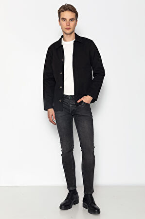 CEKMON Erkek Regular Fıt %100 Cotton İnce Gabardın Spor Ceket