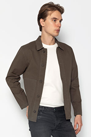 CEKMON Erkek Regular Fıt %100 Cotton İnce Gabardın Spor Ceket