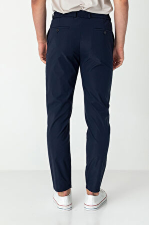 Erkek Beli Lastikli Likralı Bağcıklı Rahat Kumas Pantolon