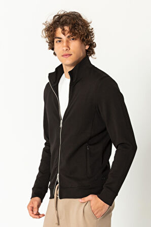 CEKMON Erkek Modern Tasarım Teknolojik Kumaş Süper Yumuşak Çift Fermuar Açılır Detaylı İnce Mont