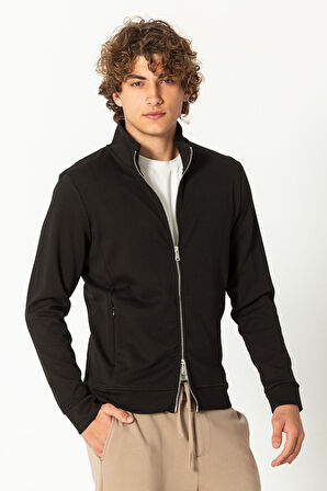 CEKMON Erkek Modern Tasarım Teknolojik Kumaş Süper Yumuşak Çift Fermuar Açılır Detaylı İnce Mont