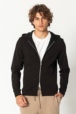 Erkek Yeni Teknoloji Kumaş Süper Yumuşak Kapüşonlu Sweartshıirt