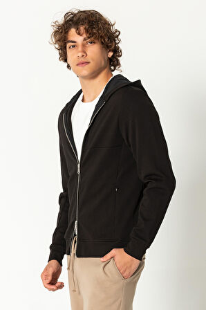 Erkek Yeni Teknoloji Kumaş Süper Yumuşak Kapüşonlu Sweartshıirt