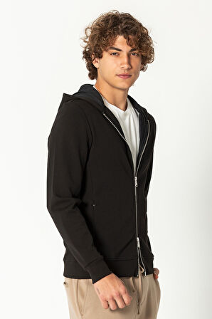 Erkek Yeni Teknoloji Kumaş Süper Yumuşak Kapüşonlu Sweartshıirt