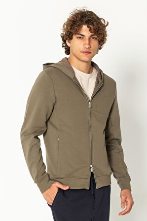 Erkek Yeni Teknoloji Kumaş Süper Yumuşak Kapüşonlu Sweartshıirt