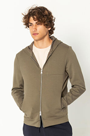 Erkek Yeni Teknoloji Kumaş Süper Yumuşak Kapüşonlu Sweartshıirt