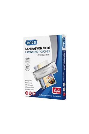 Laminasyon Filmi A4 (216x303mm) 100 Lü