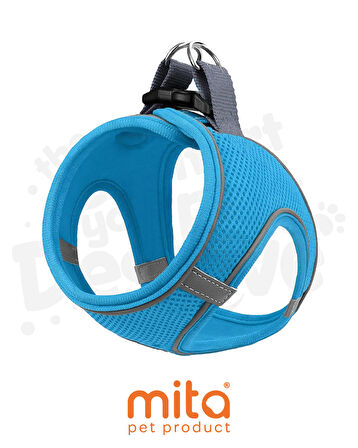 Mita Air Mesh 2'li Bundle Set Kedi Köpek Göğüs Tasması + Köpek Gezdirme Tasması/Kayışı