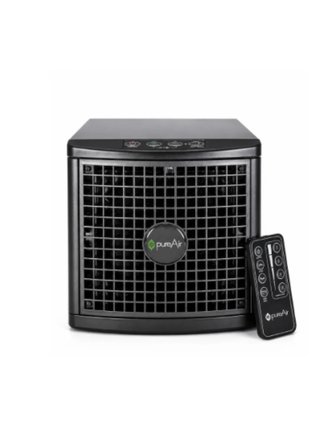 PureAir 1500 Ev-Ofis Filtresiz Koku,Duman-Hava Temizleyici 130m2-Nasa Onaylı-Siyah