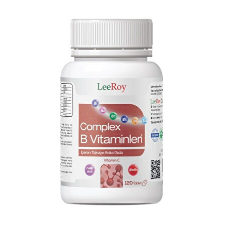 Leeroy Compleks B Vitamini 120 Tablet