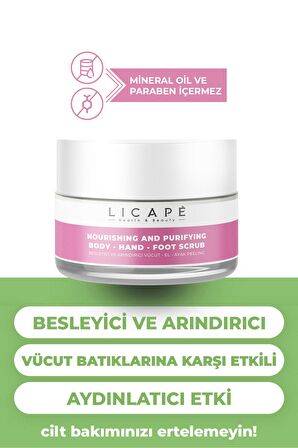 Besleyici Ve Arındırıcı Vücut - El - Ayak Peeling 250ml