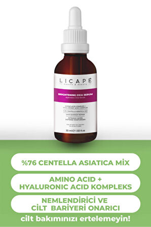 %76 Centella Asiatica Aydınlatıcı Cica Serum 30ml