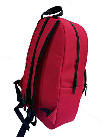 Webag Kırmızı Günlük Kullanım Spor Sırt Çantası 1018