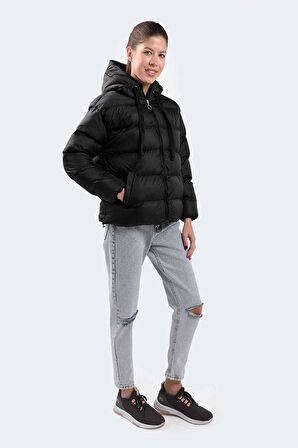 Slazenger BRENDA I Kadın Mont ST22JK001-500Siyah