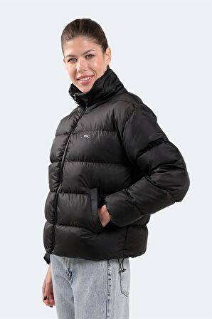 Slazenger Bailey Kadın Mont ST22JK002-500SIYAH