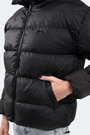 Slazenger Bailey Kadın Mont ST22JK002-500SIYAH