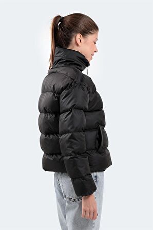 Slazenger Bailey Kadın Mont ST22JK002-500SIYAH