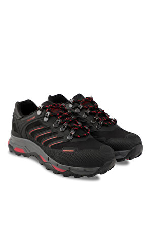 Slazenger HARD I Kadın Outdoor Bot Siyah / Kırmızı