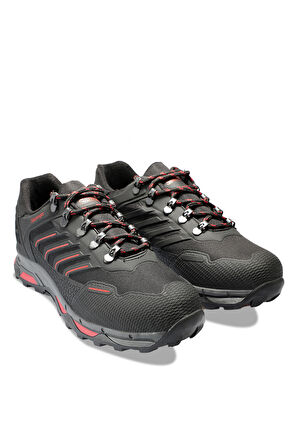 Slazenger HARD I Erkek Outdoor Ayakkabı Siyah / Kırmızı