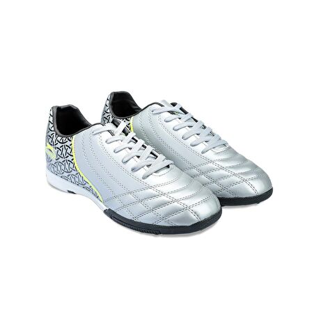Slazenger SA12FE220 Hıno Halı Saha Ayakkabısı Gri-Siyah