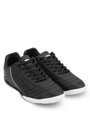Slazenger HINO HS Futbol Erkek Çocuk Halı Saha Ayakkabı Siyah / Gri