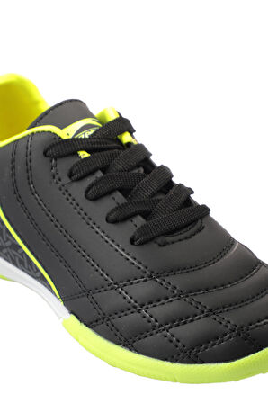 Slazenger HINO HS Futbol Erkek Çocuk Halı Saha Ayakkabı Siyah / Sarı