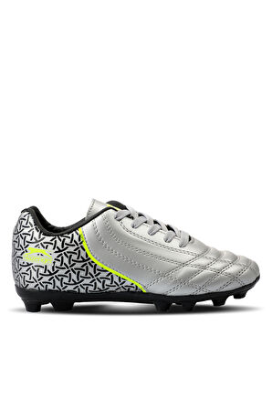 Slazenger HINO KR Futbol Erkek Krampon Ayakkabı Gri / Siyah