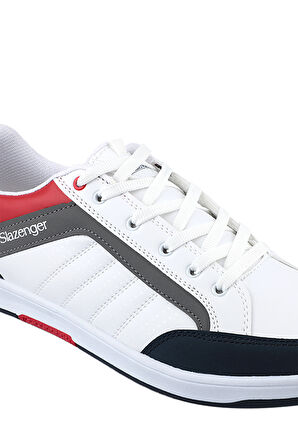 Slazenger CANCER I Erkek  Beyaz Günlük Spor Ayakkabısı
