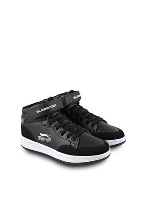 Slazenger PACE Çocuk Cırt Cırtlı Siyah / Beyaz Günlük Spor Ayakkabısı