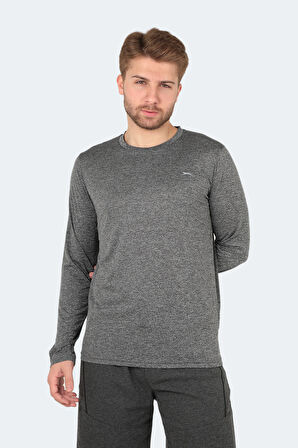 Slazenger RANALD Erkek T-Shirt Beyaz / Gri