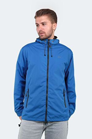 Slazenger OFANS Erkek  Saks Mavi Yağmurluk
