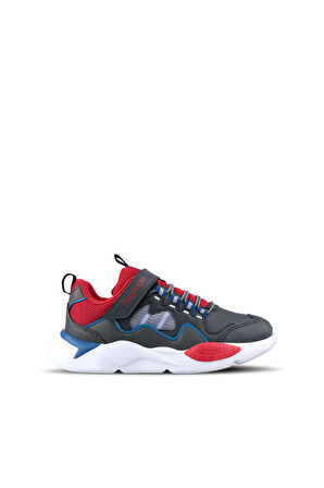 Slazenger BEST Sneaker Unisex Çocuk Ayakkabı Lacivert / Kırmızı